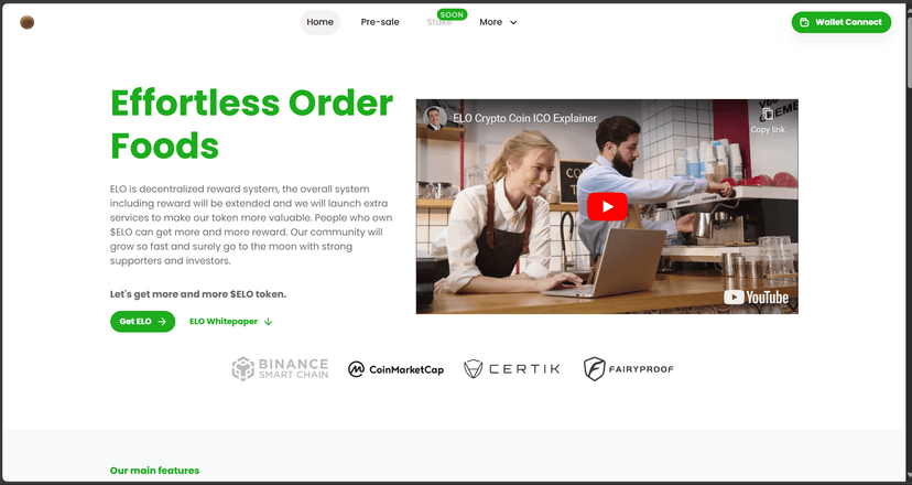ELO A decentralized application (DApp)