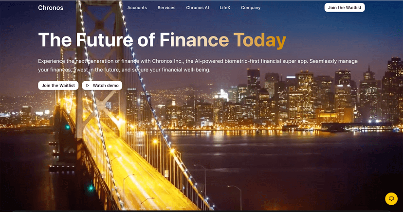 Chronos Finance screenshot 1