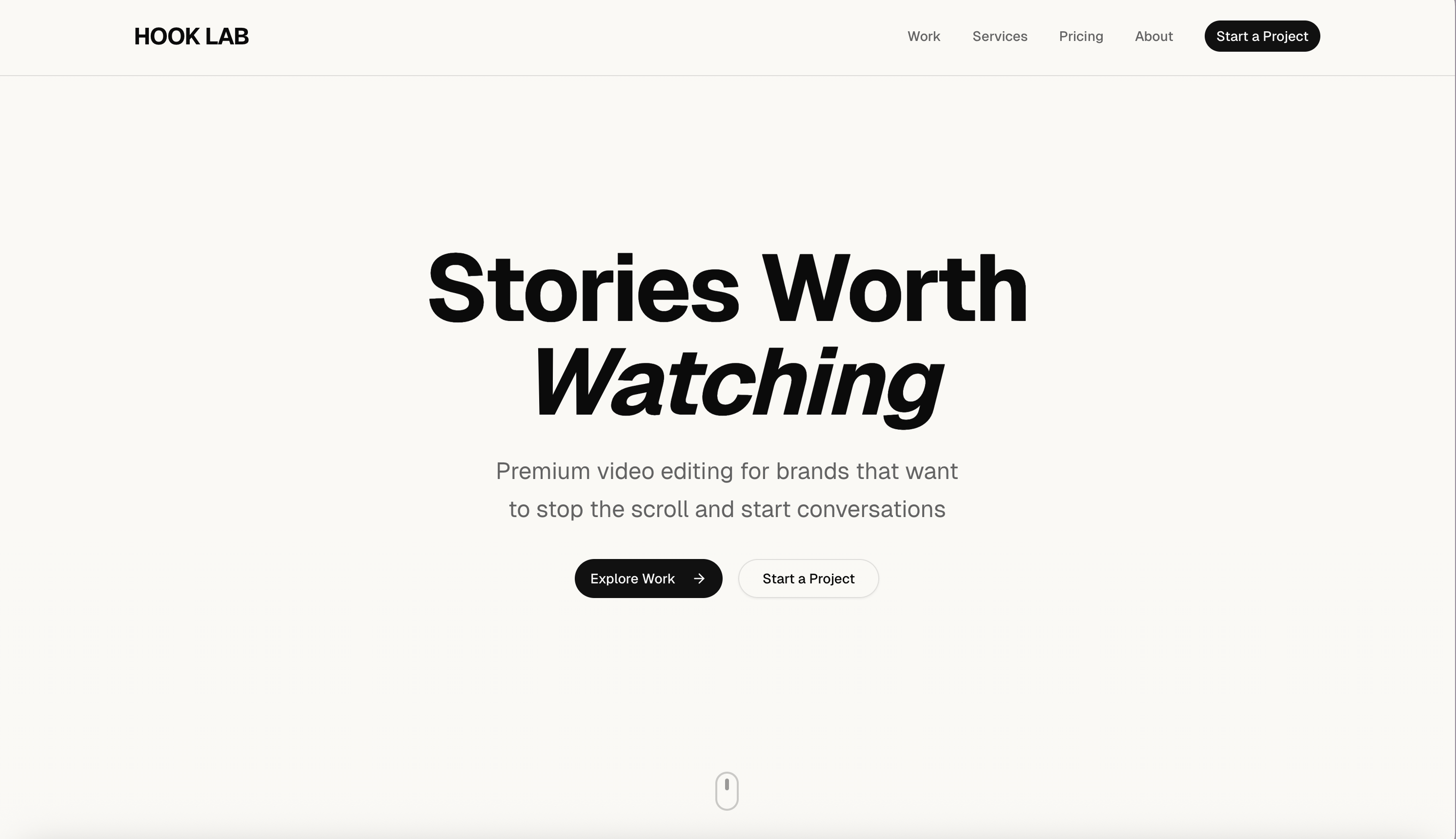 Hook Lab — Agency Site