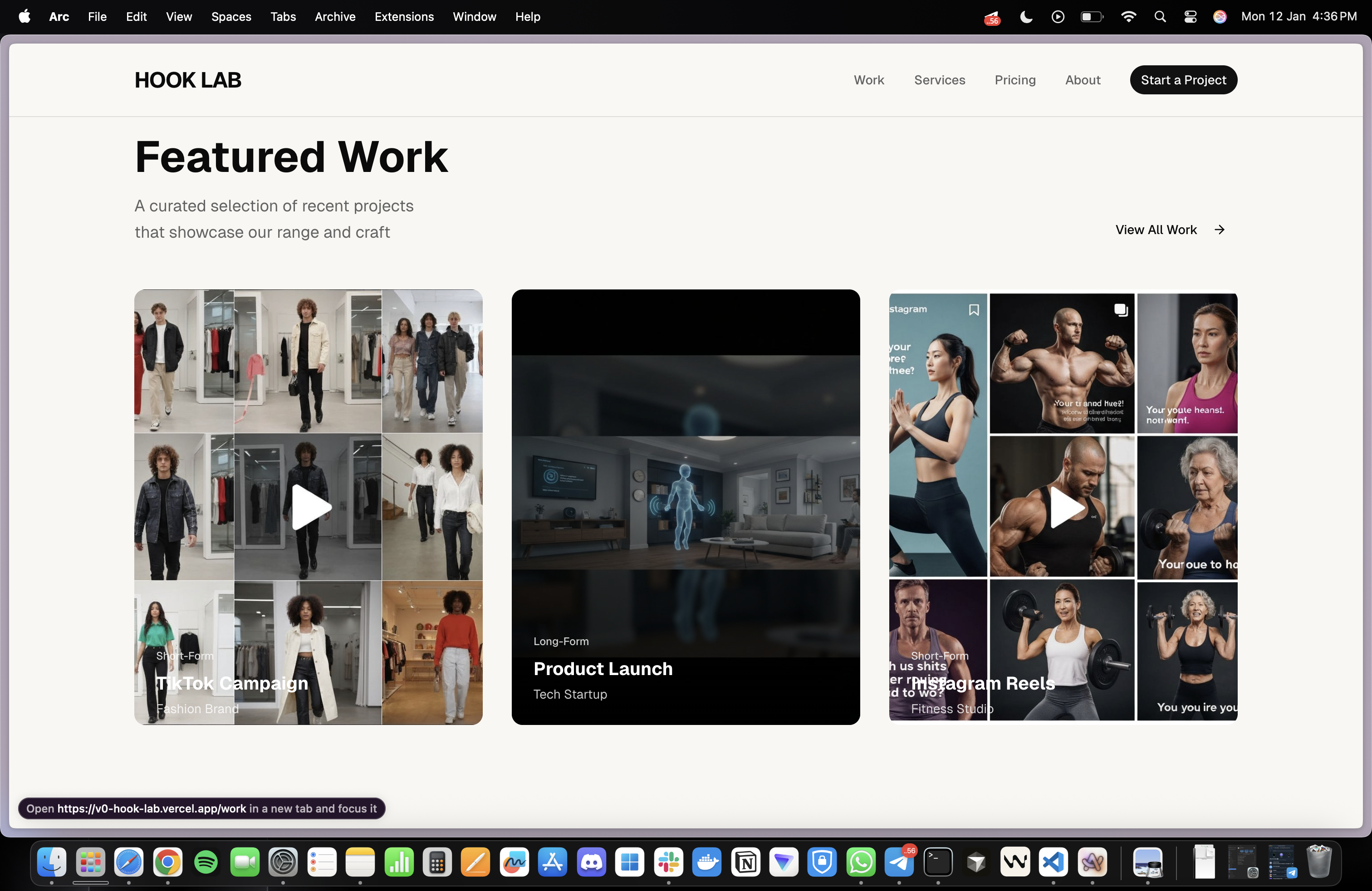 Hook Lab — Agency Site